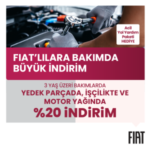 3 YAŞ ARAÇLARA %20 YE VARAN BÜYÜK BAKIM KAMPANYASI SİZLERLE!