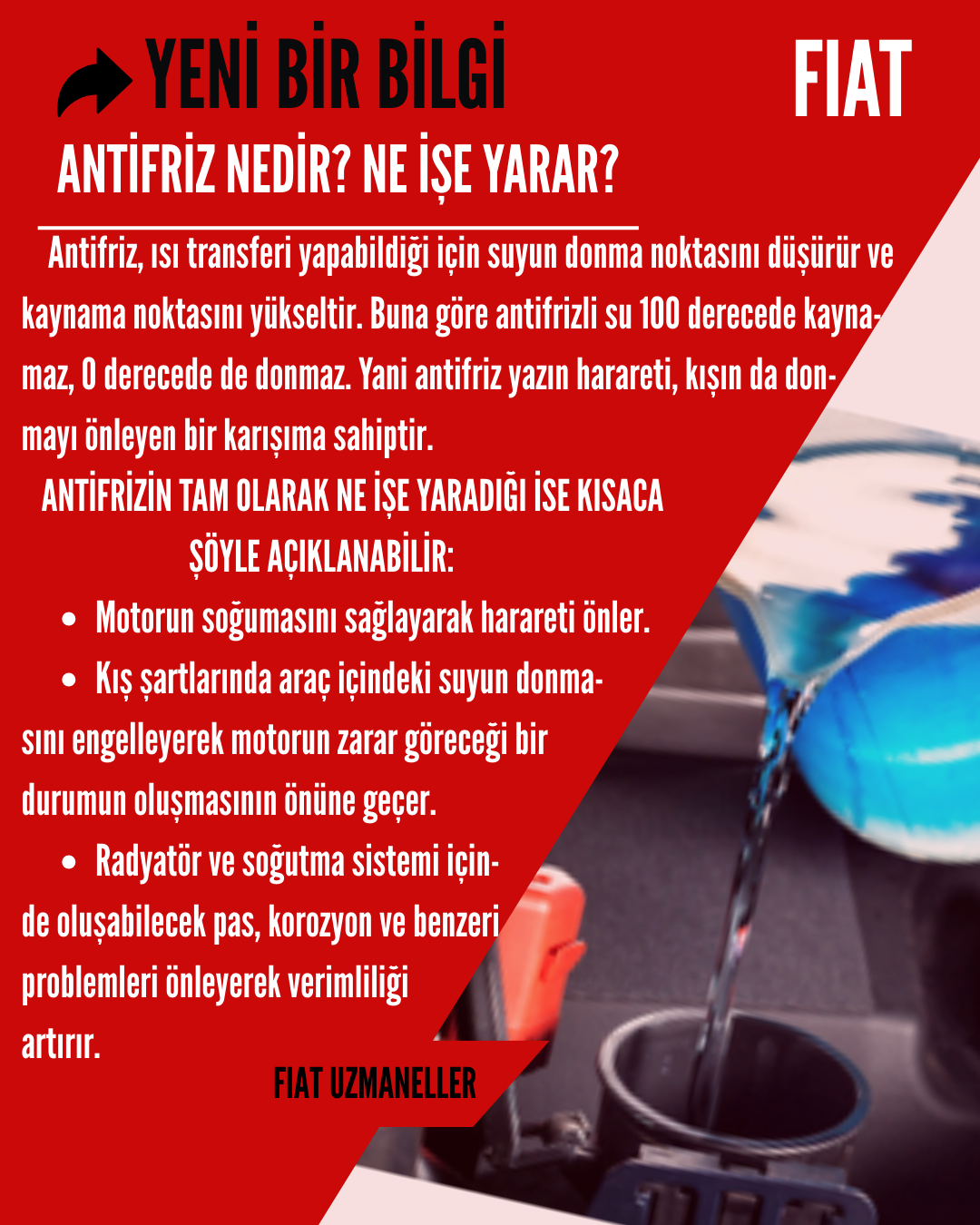 Read more about the article ANTİFRİZ NEDİR? NE İŞE YARAR?